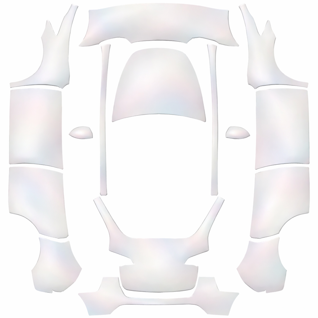 Aurora Pearl White - Vehicle Wrap for Model Y by Anonymous