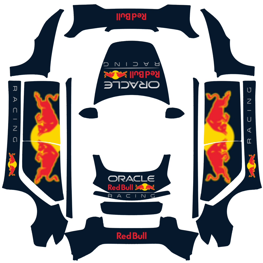 Custom Redbull Oracle F1 Racing Performance - Vehicle Wrap for Model 3 (2024+) Performance by perezdr