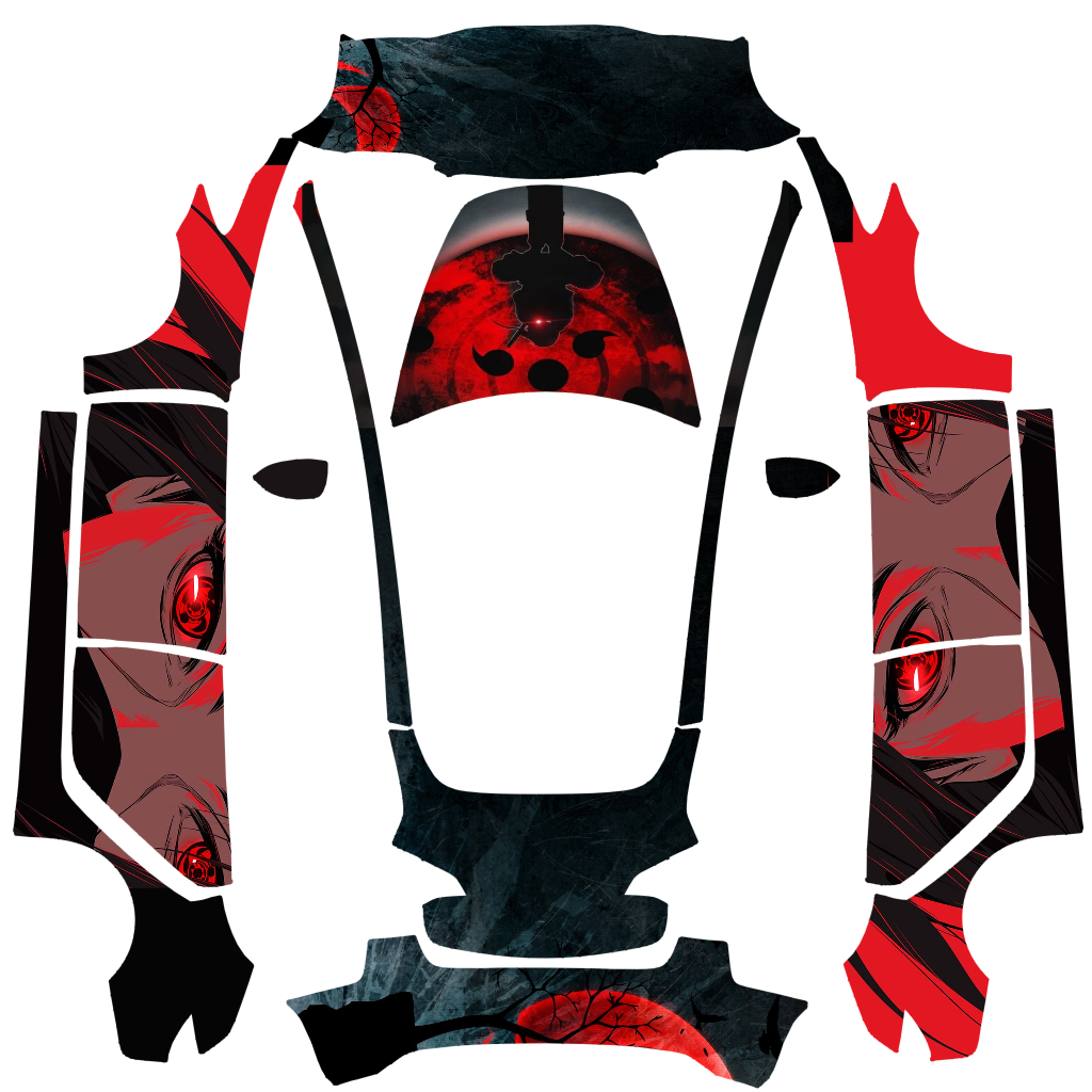 Itachi Wrap - Vehicle Wrap for Model 3 by divyesh973