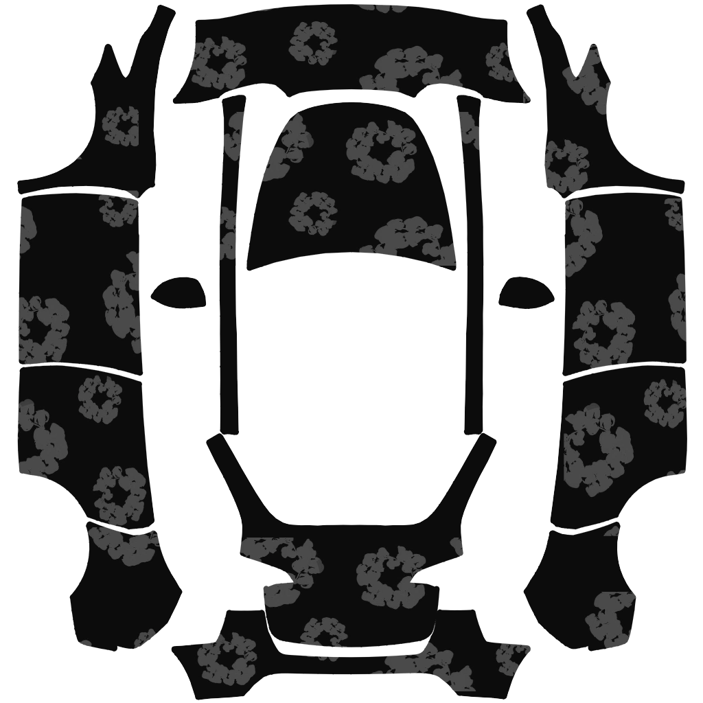 Denim Tears Black - Vehicle Wrap for Model Y by kameronibraheem