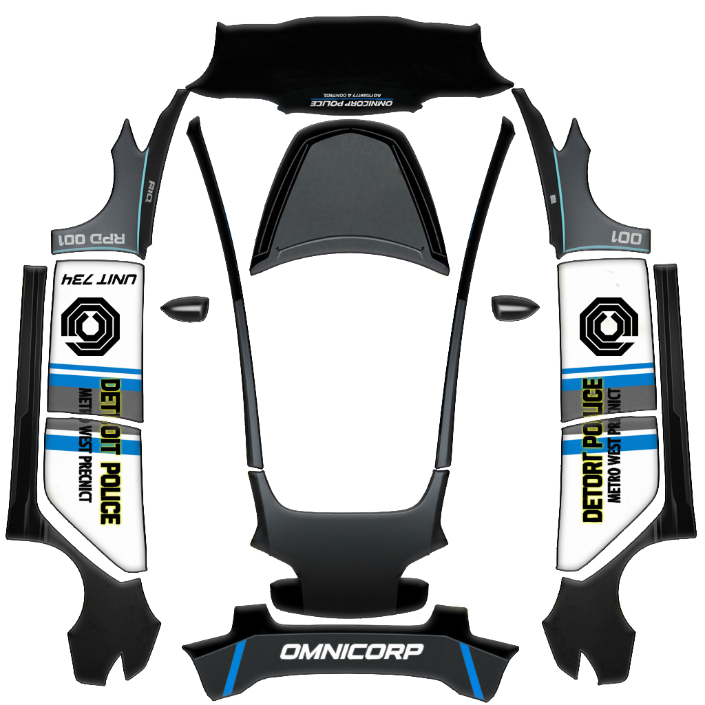 Robocop - Vehicle Wrap for Model 3 by richmiesterdee