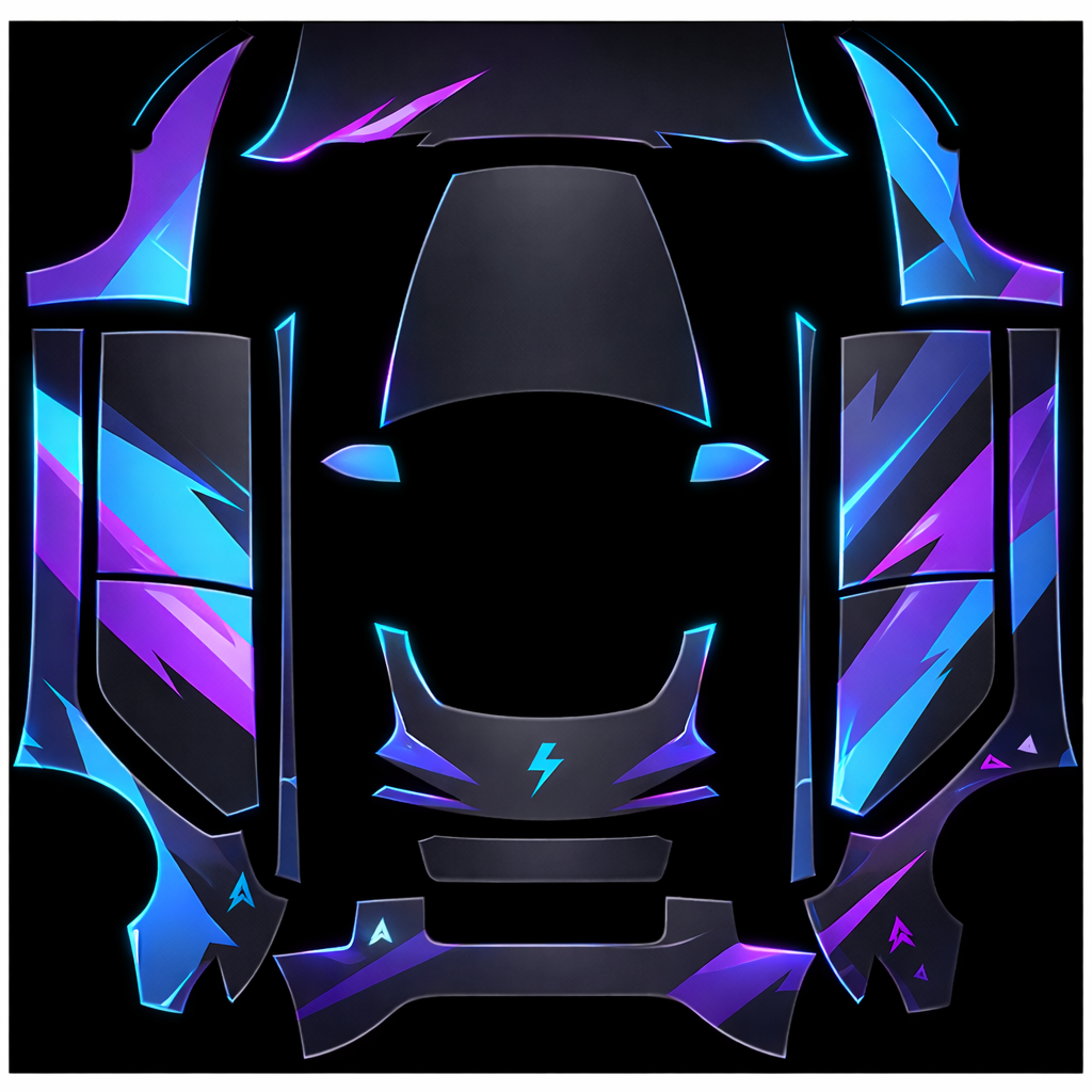 Fortnite - Vehicle Wrap for Model 3 (2024+) Standard & Premium by muggeman1984