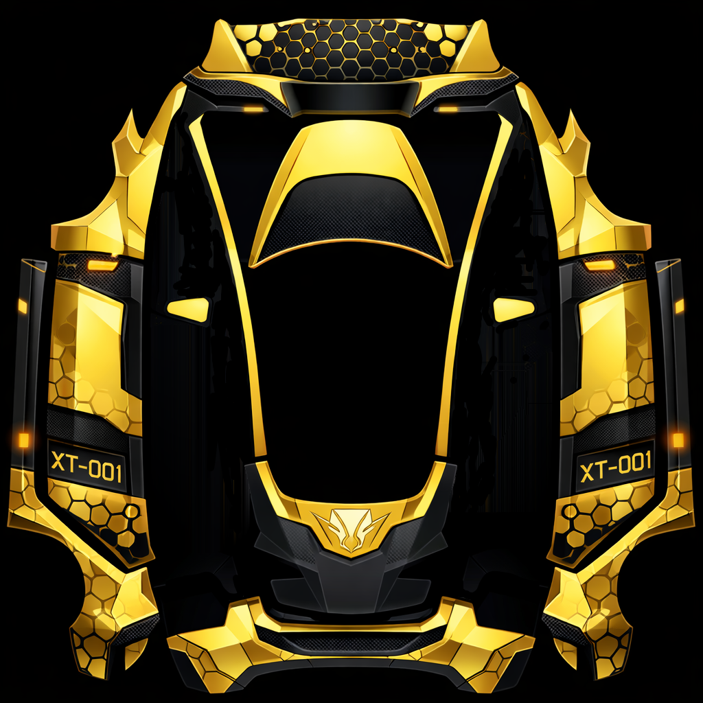 Futuristic bumble bee - Vehicle Wrap for Model 3 by divyesh973