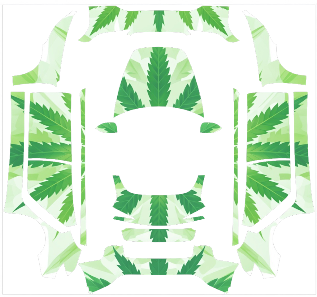 weed - Vehicle Wrap for Model 3 (2024+) Performance by dragikale2024
