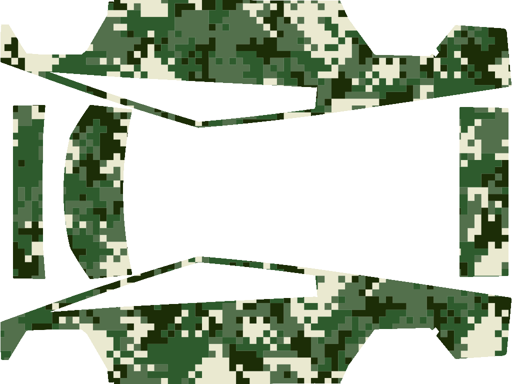 Digital Camo Green - Cybertruck - Vehicle Wrap for Cybertruck by Tesla