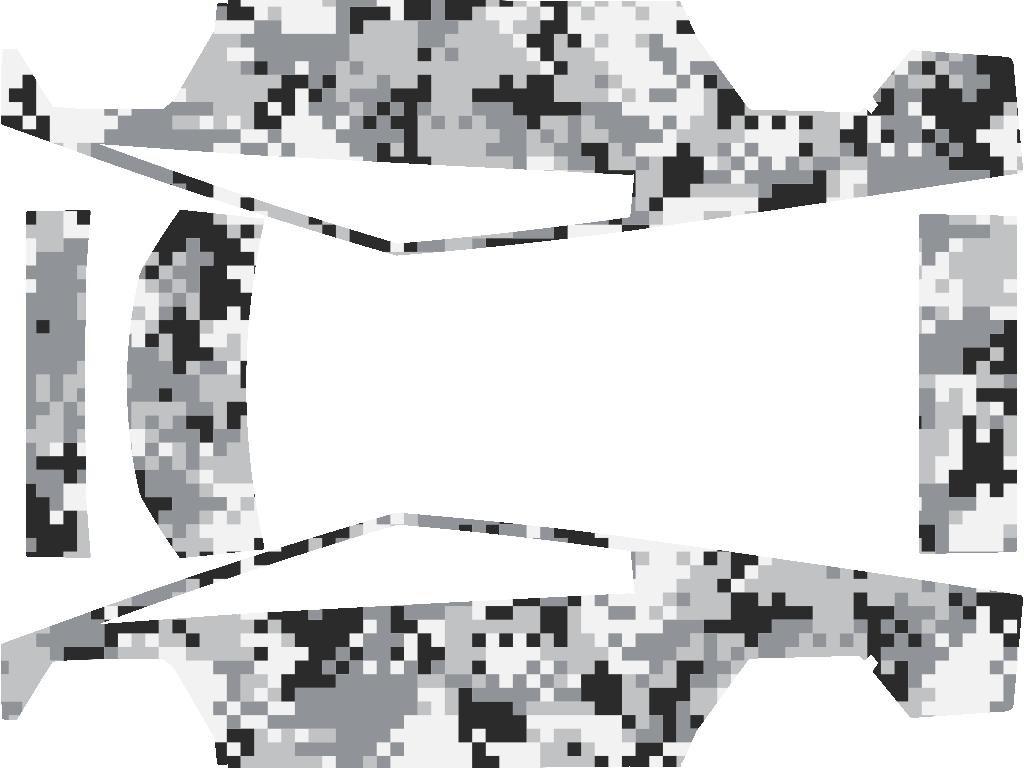 Digital Camo Snow - Cybertruck - Vehicle Wrap for Cybertruck by Tesla