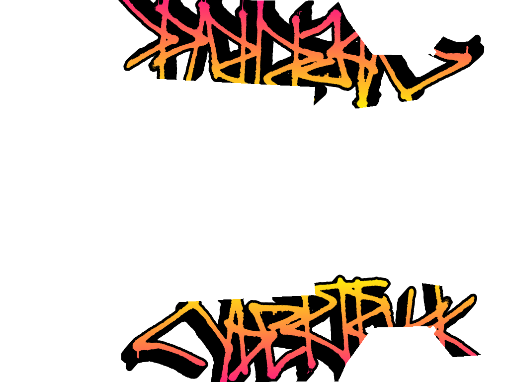 Graffiti orange - Cybertruck - Vehicle Wrap for Cybertruck by Tesla