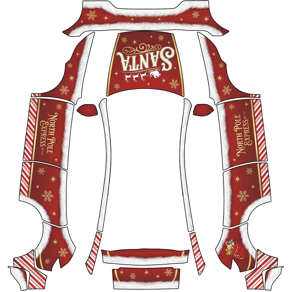 North Pole Express - Vehicle Wrap for Model Y (2025+) Performance by Anonymous