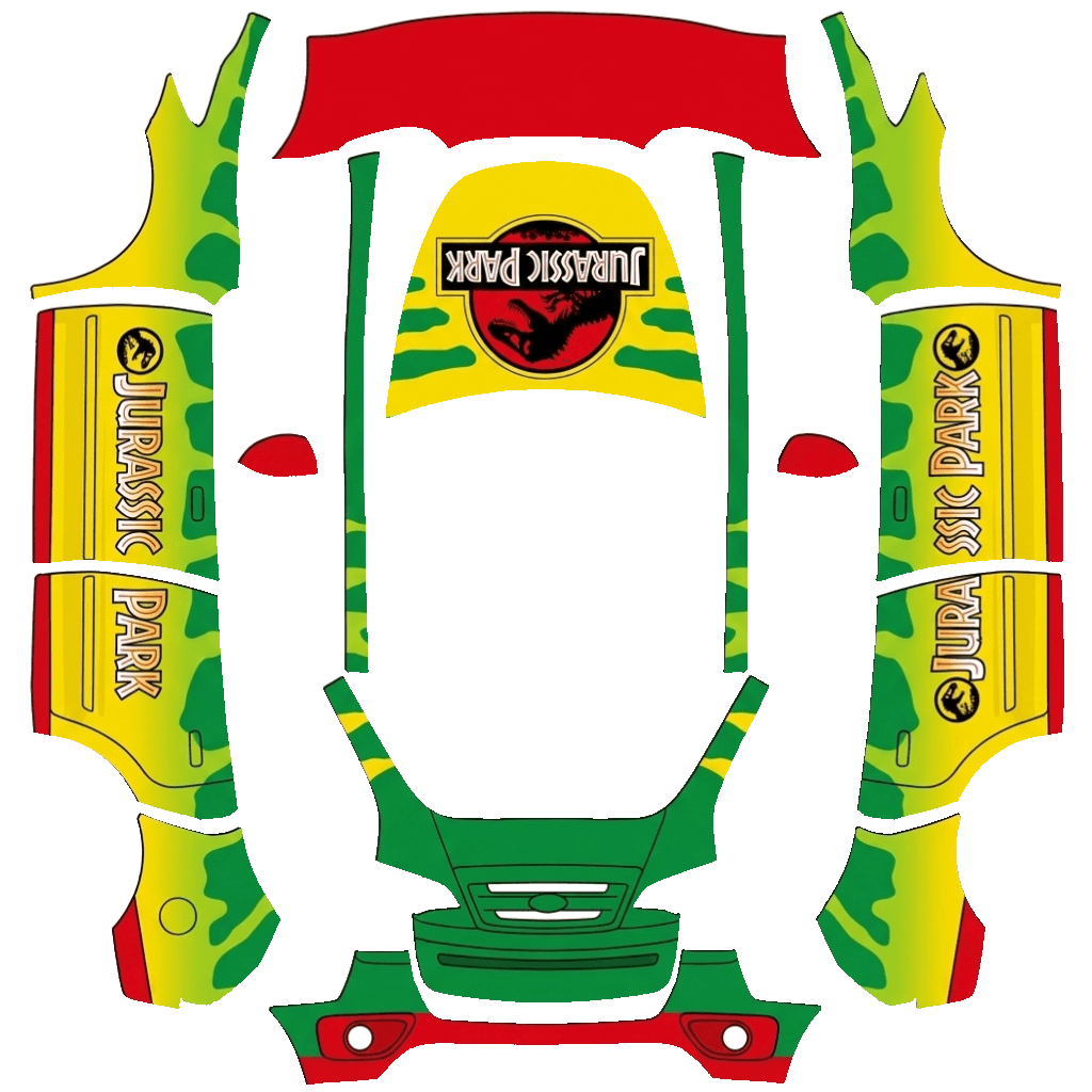 Jurassic Park - Vehicle Wrap for Model Y by Anonymous