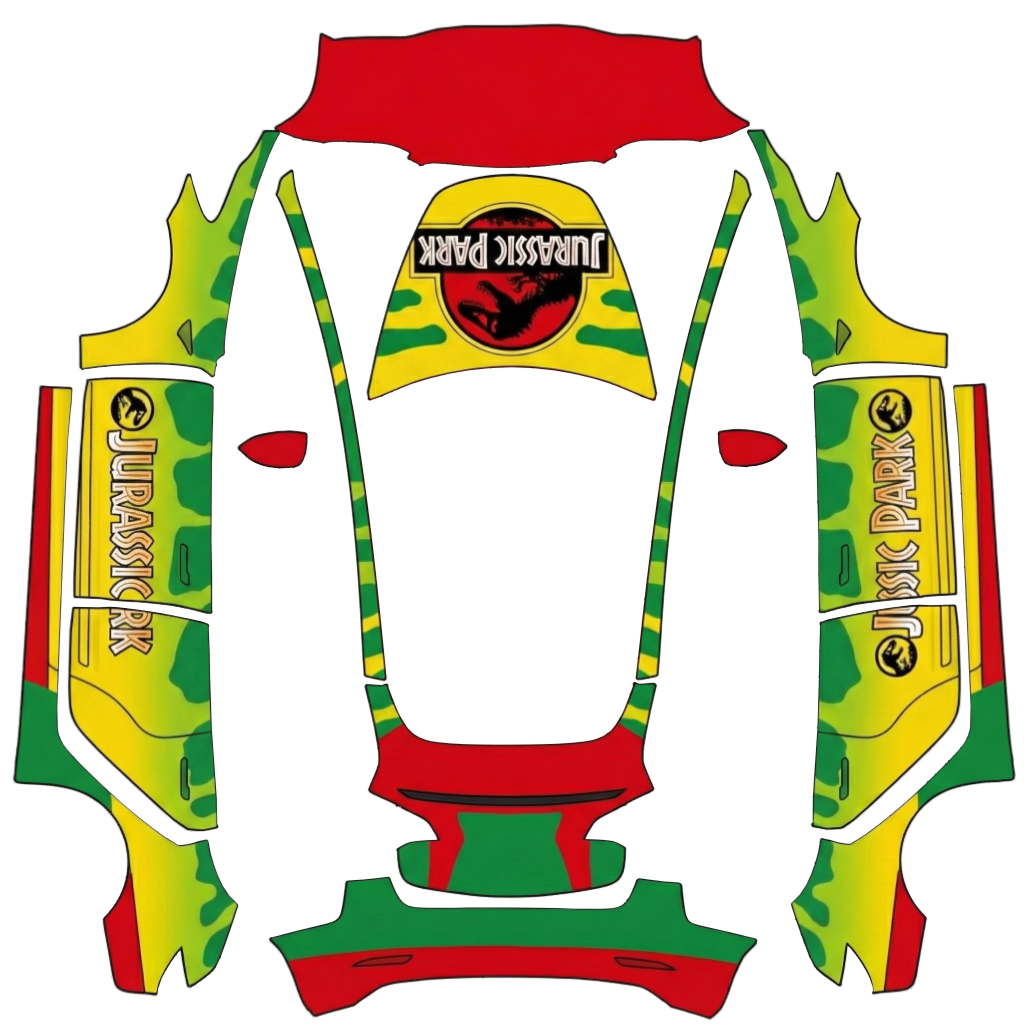 Jurassic Park M3 - Vehicle Wrap for Model 3 by rico_man