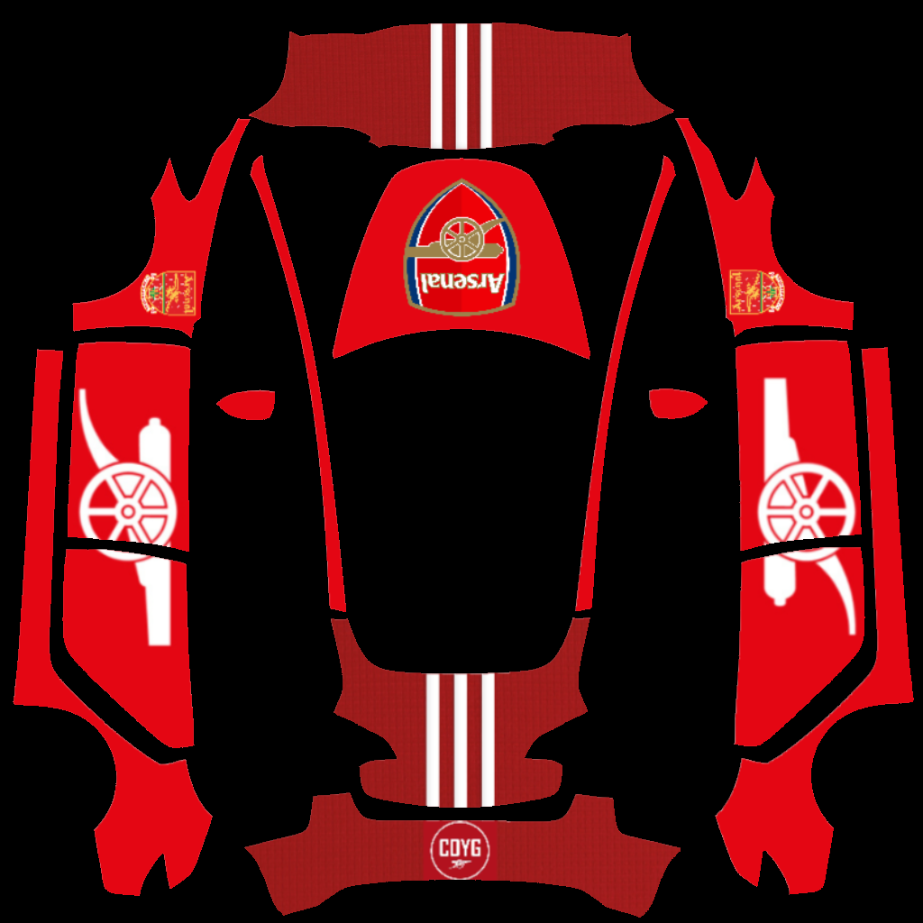 Arsenal_model3 - Vehicle Wrap for Model 3 by robinhu.cc