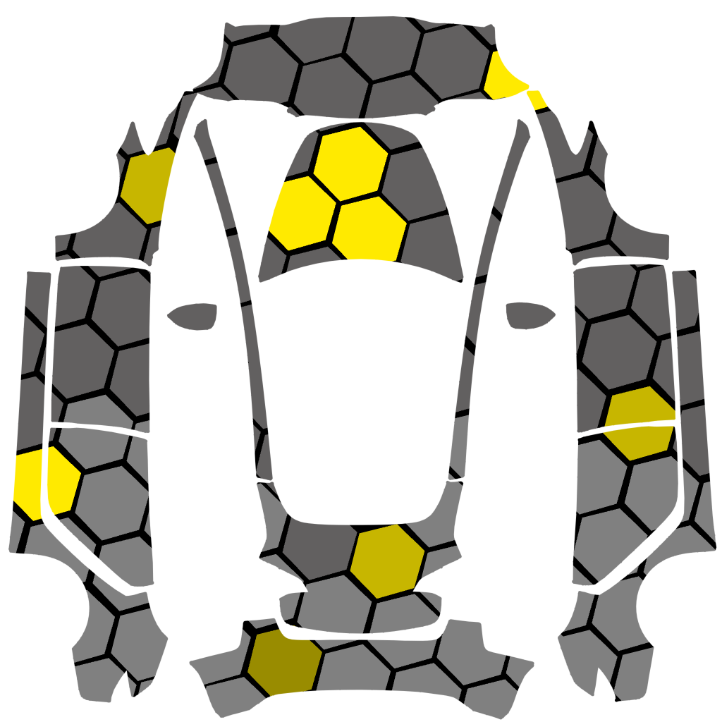 Hexagon - Vehicle Wrap for Model 3 by qllixqt13