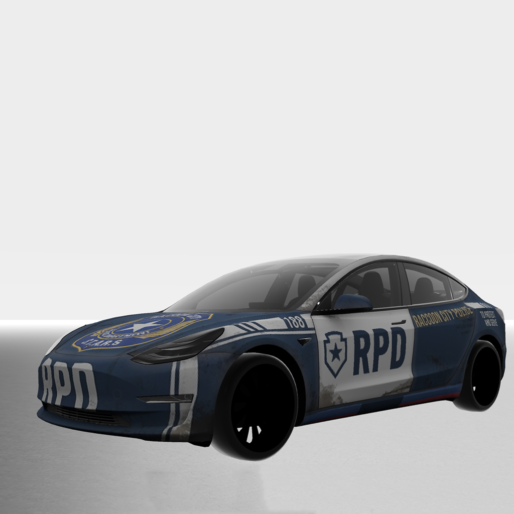 Resident Evil Racoon City Police - Vehicle Wrap for Model 3 by richmiesterdee