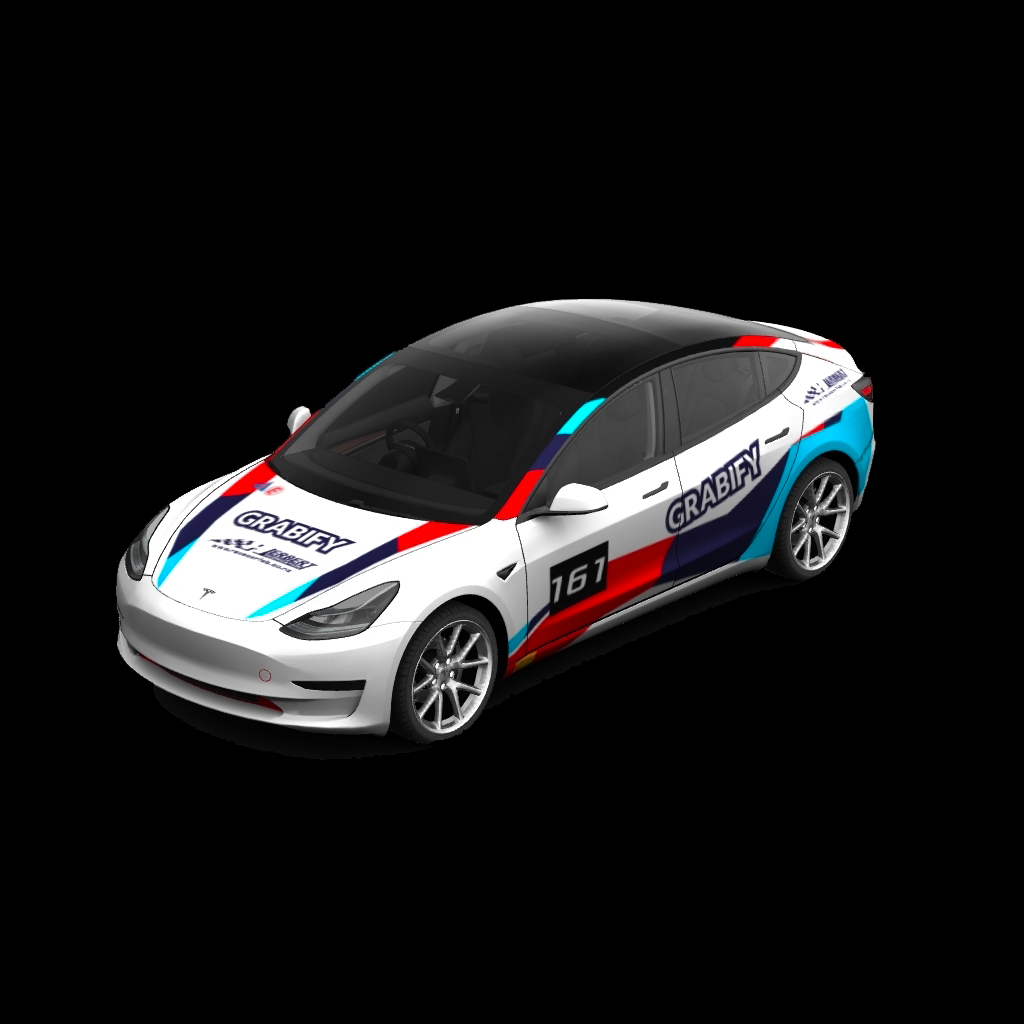 Race Car - BMW - Vehicle Wrap for Model 3 by karter61