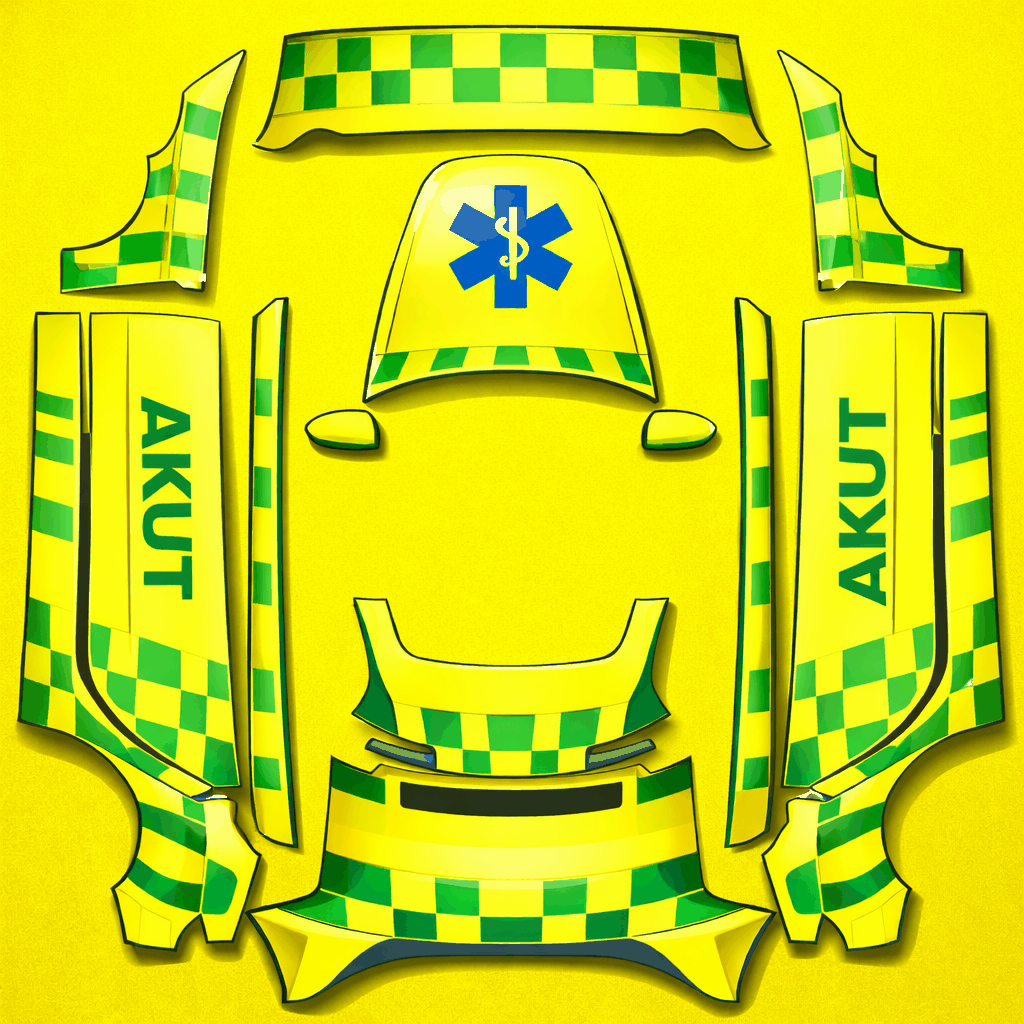 Medical - Vehicle Wrap for Model 3 (2024+) Standard & Premium by RasmusMadsen